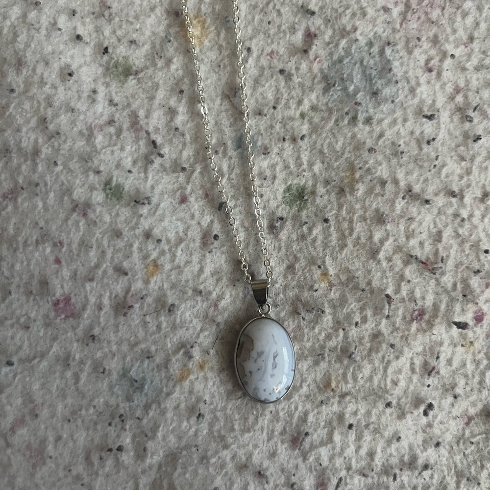 Marble Pendant Necklace